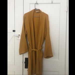 Cloud Cotton Robe, Amber